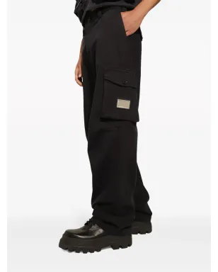 Dolce & Gabbana ロゴプレート ミッドライズ カーゴパンツ ブルー - サムネイル5