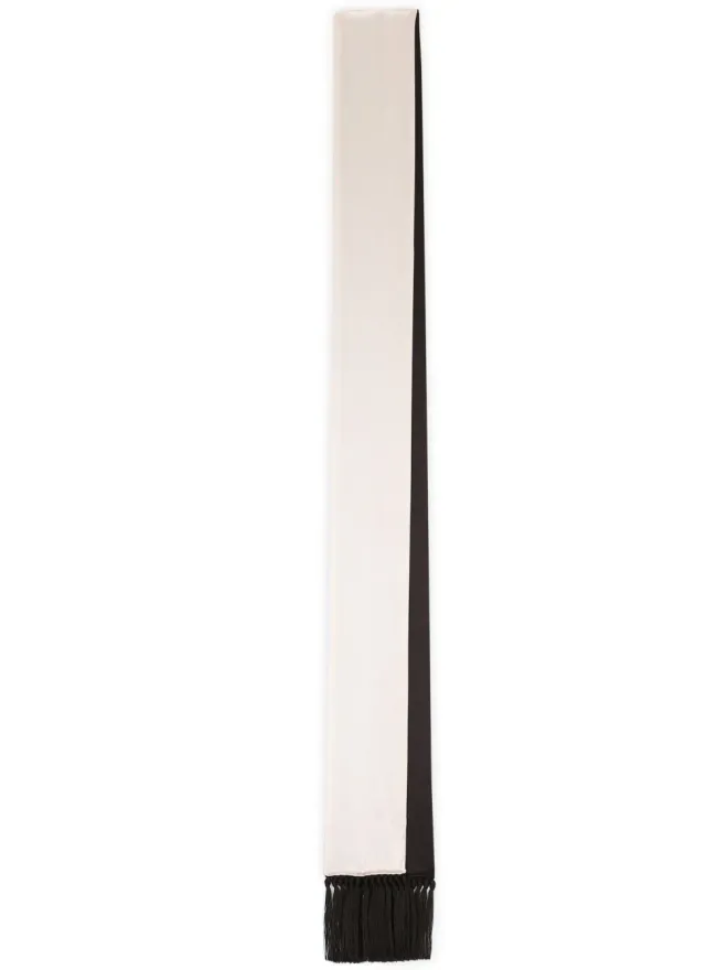 Dolce & Gabbana Dolce & Gabbana タッセル付きシルクスカーフ - ニュートラルカラーの商品画像