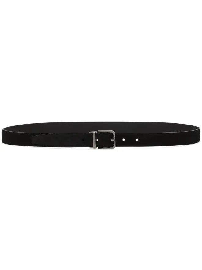 Dolce & Gabbana Dolce & Gabbana ロゴ刻印 レザー ベルト - ブラックの商品画像