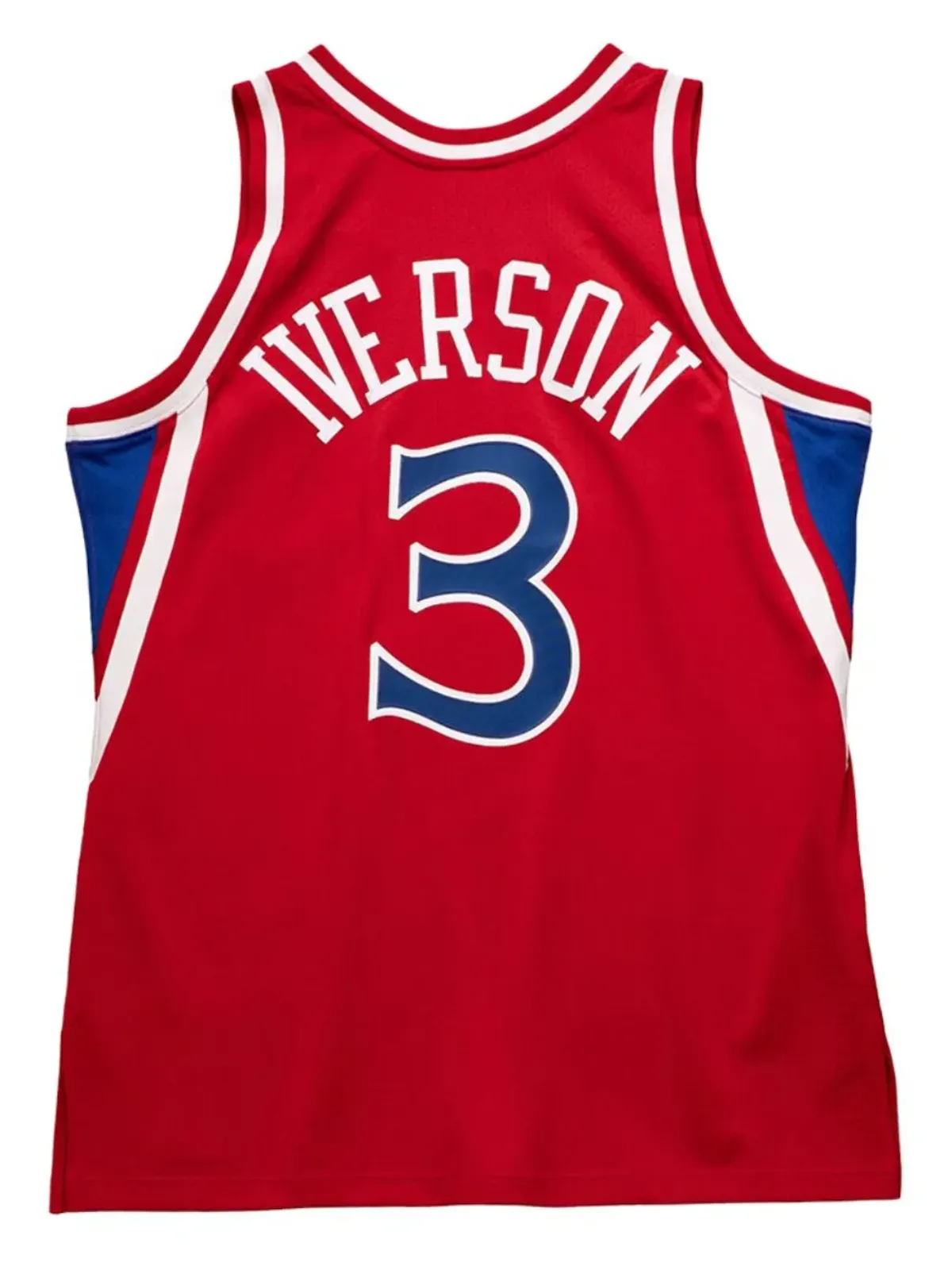 Mitchell & Ness NBA Philadelphia 76ers 96 Allen Iverson アンオーセンティック ジャージ - Red - 画像2