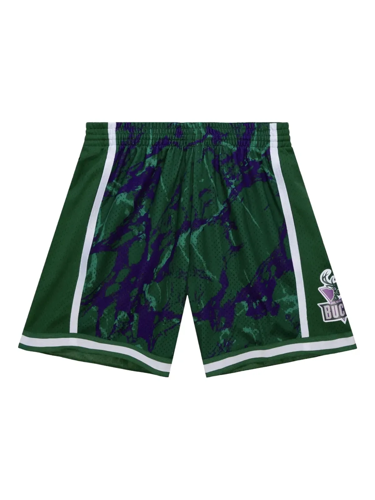 Mitchell & Ness ミルウォーキー・バックス 2000 チーム・マーブル・スイングマン・ショーツ（グリーン） - 画像1
