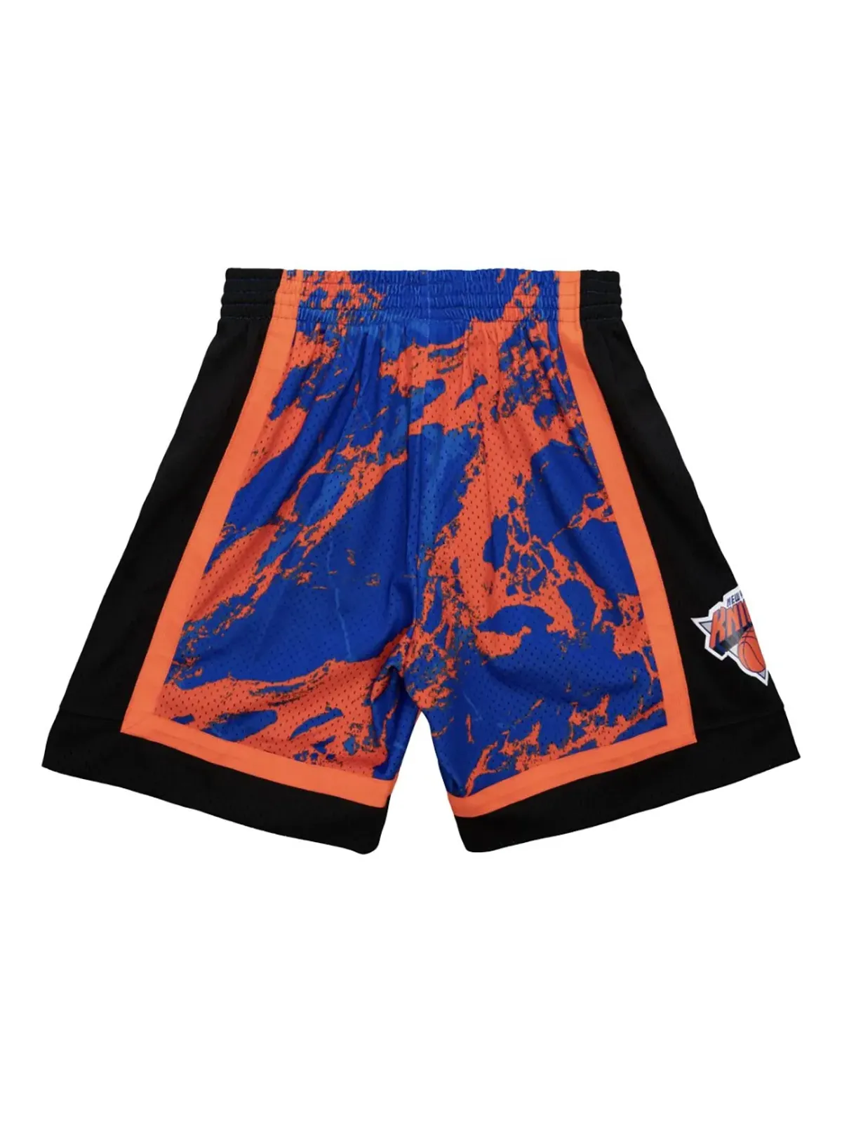Mitchell & Ness NY Knicks 1996 チーム Marble バスケットボールショーツ - ブルー - 画像2