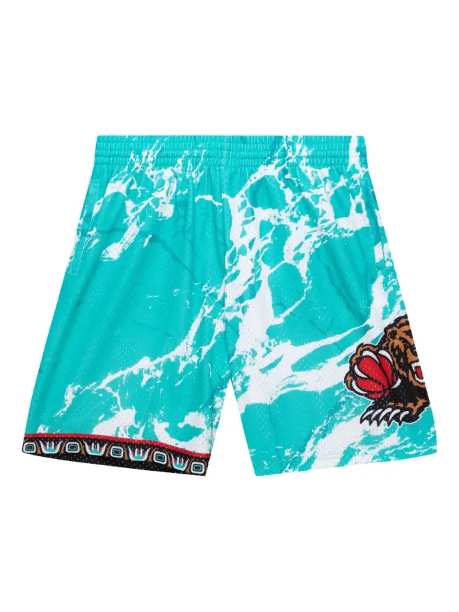 Mitchell & Ness Mitchell & Ness NBA Vancouver Grizzlies 1996 Team Marble Swingman ショーツ - ブルーの商品画像