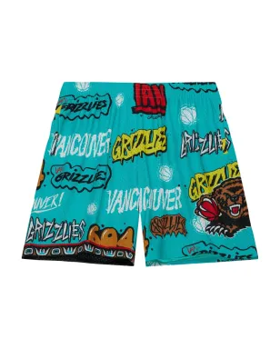 Mitchell & Ness NBA バンクーバー・グリズリーズ 1998 スラップステッカー Swingman ショーツ - サムネイル1