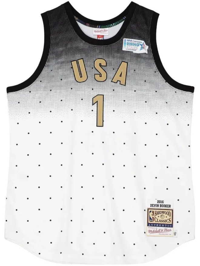 Mitchell & Ness Mitchell & Ness USA ジャージー ベストトップ - Whiteの商品画像