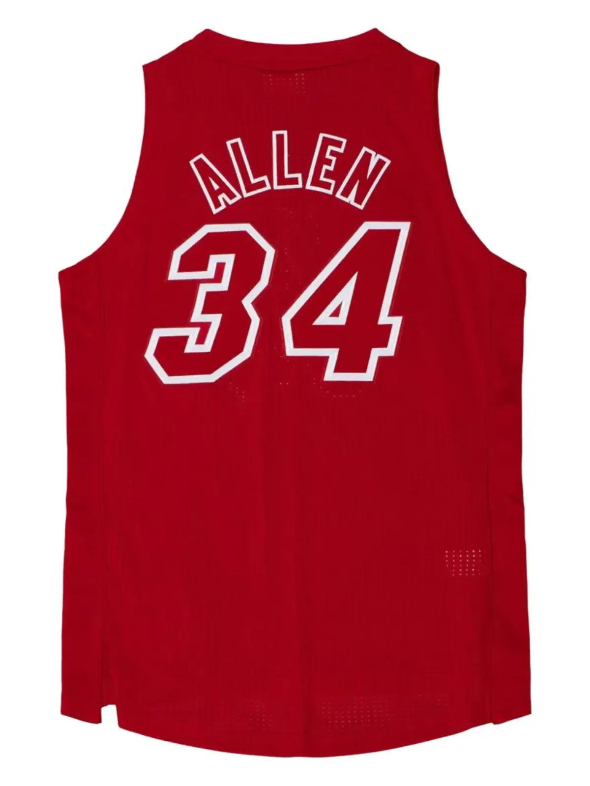 Mitchell & Ness NBA Miami Heat 2012 Ray Allen クリスマスデー ジャージ - レッド - 画像2