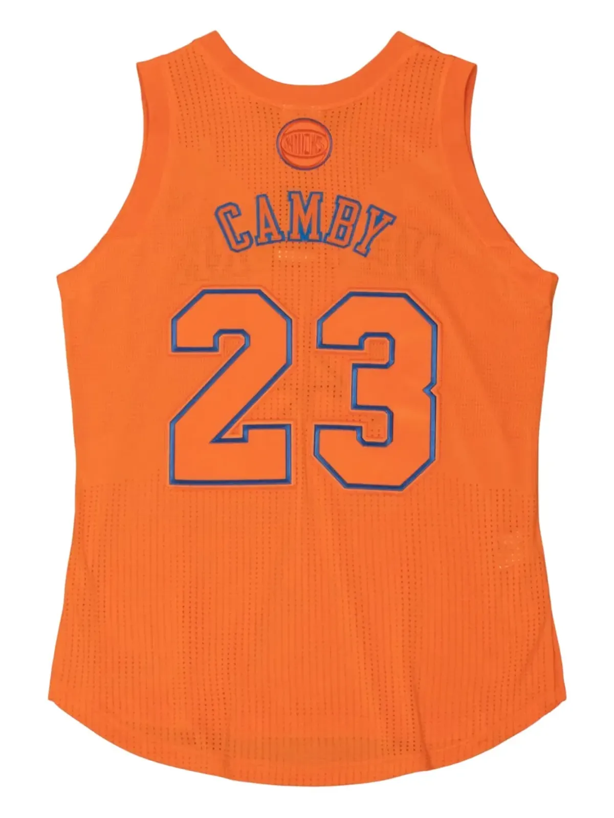 Mitchell & Ness NBA NY Knicks 2012 Marcus Camby クリスマスデー ジャージトップ - 画像2