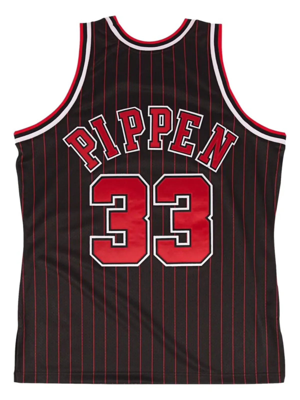 Mitchell & Ness NBAシカゴ・ブルズ 1995 Scottie Pippen オーセンティックジャージ ブラック - 画像2