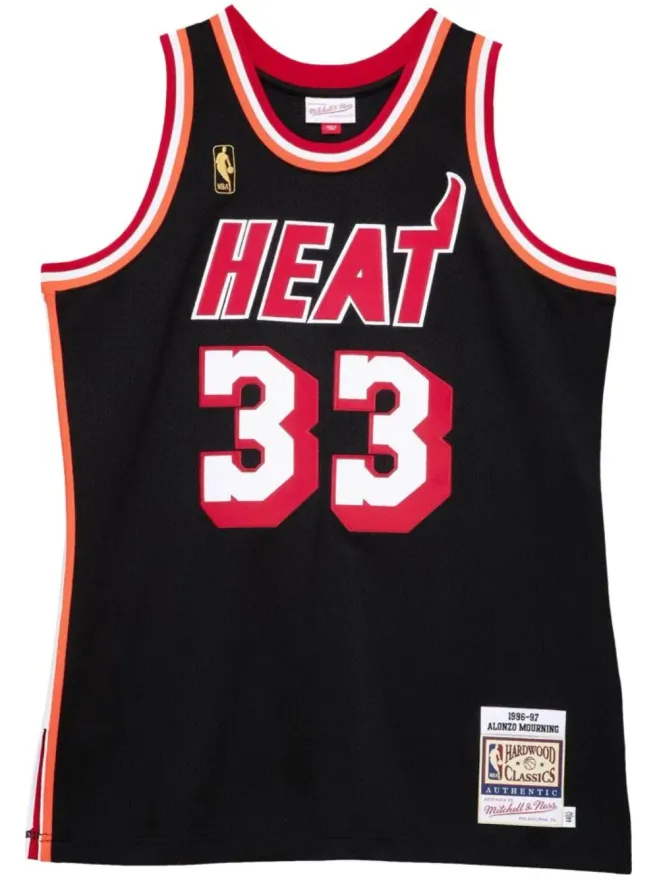 Mitchell & Ness Mitchell & Ness NBA Miami Heat 96 アロンゾ・モーニング 公式ジャージ ブラックの商品画像