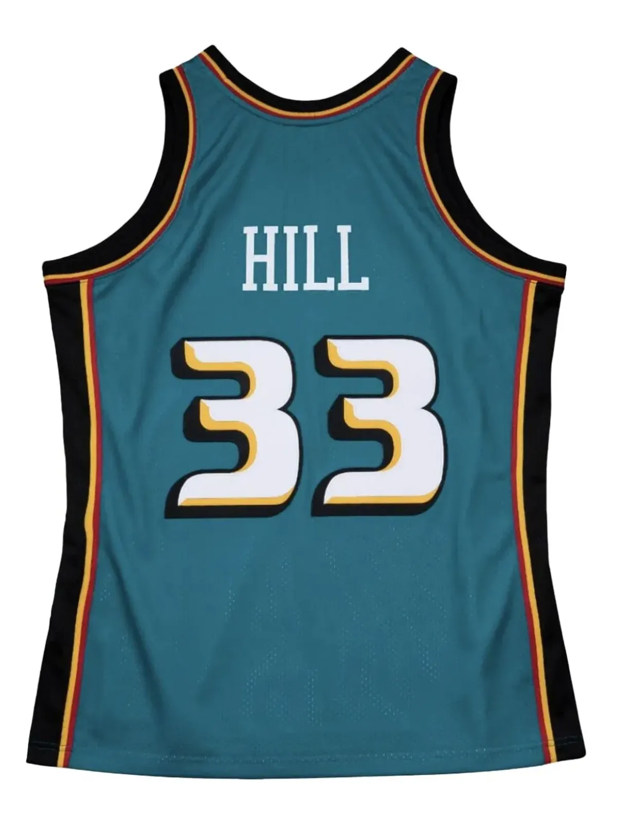 Mitchell & Ness デトロイト・ピストンズ 98 Grant Hill Authentic Road ジャージー ベストトップ - ブルー - 画像2