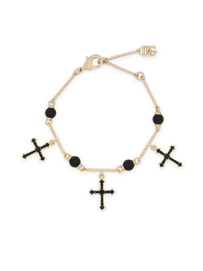 Dolce & Gabbana Dolce & Gabbana クロスペンダント ブレスレット - ゴールドの商品画像