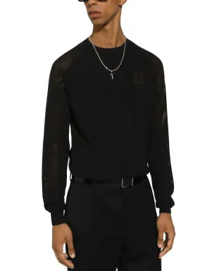 Dolce & Gabbana クロスペンダント ボールチェーン ネックレス - シルバー - サムネイル3