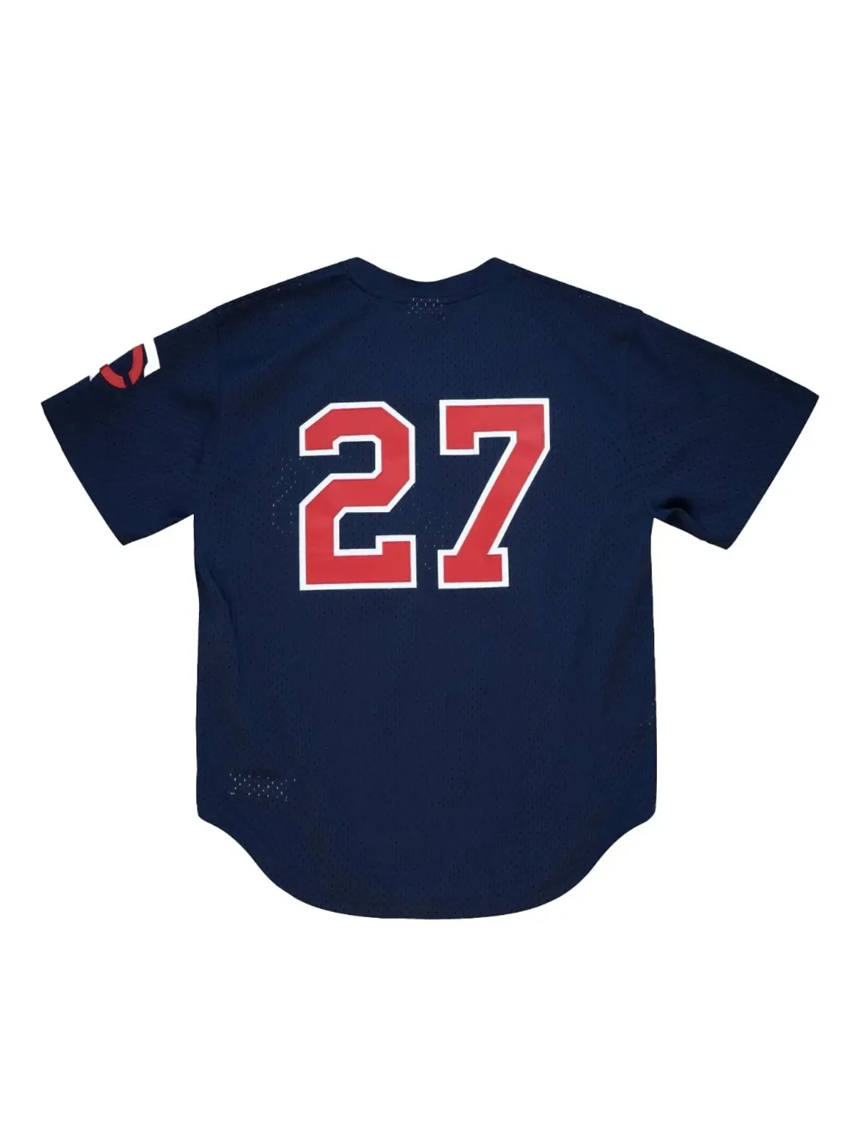 Mitchell & Ness ミネソタ・ツインズ 2002 David Ortiz Authentic BP プルオーバー Tシャツ - Blue - 画像2