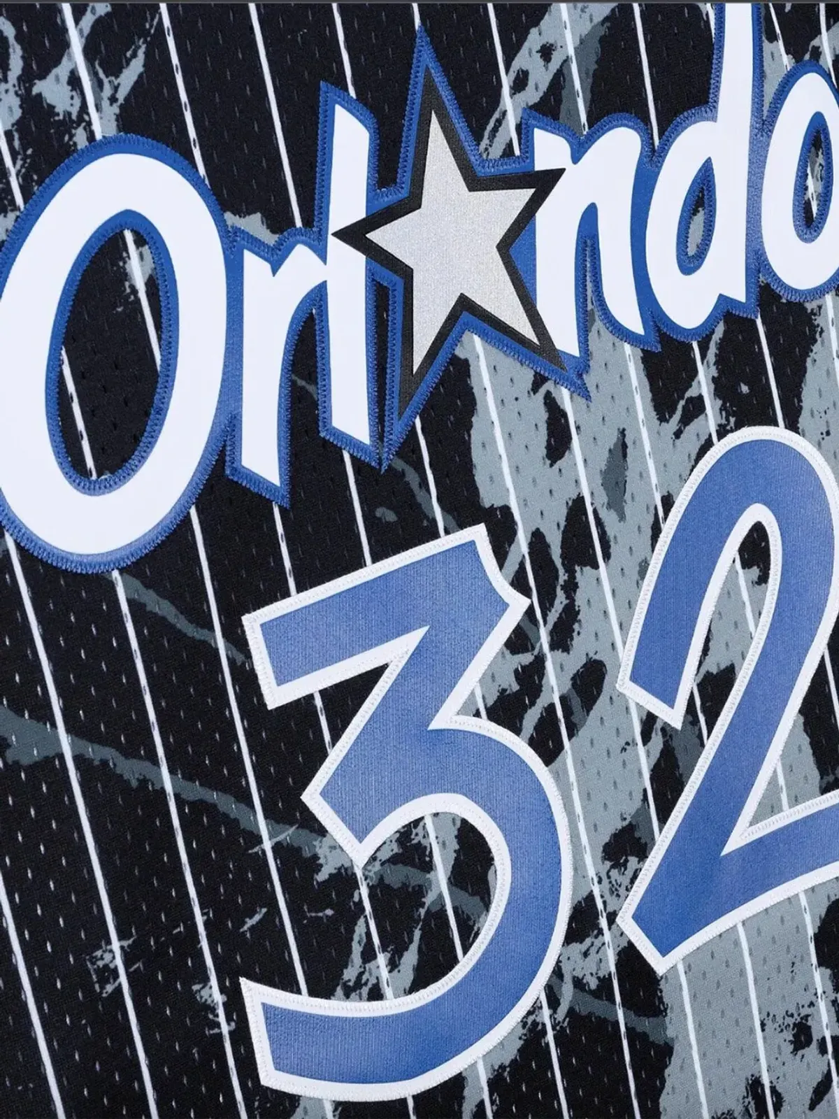 Mitchell & Ness NBA Orlando Magics 1994 Shaquille O'Neal Marble Swingman ジャージーベストトップ - ブラック - 画像3