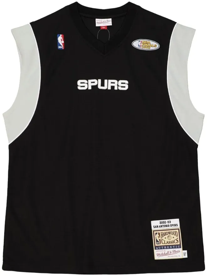 Mitchell & Ness Mitchell & Ness サンアントニオ・スパーズ 2002 Shooting shirt - ブラックの商品画像