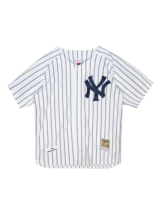 Mitchell & Ness Mitchell & Ness MLBニューヨーク・ヤンキース 1997 マリアノ・リベラ ホーム野球ジャージートップ - Whiteの商品画像