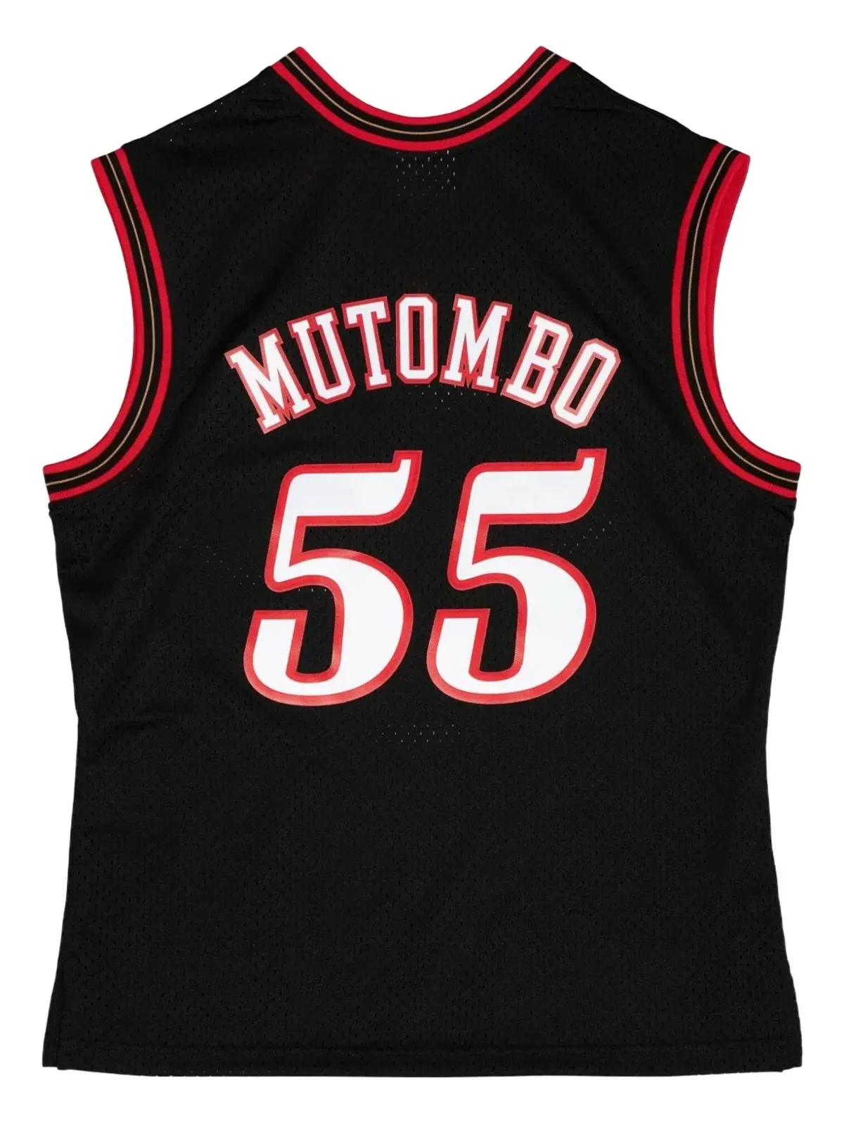 Mitchell & Ness NBA 76ers 2000 Dikembe Mutombo Swingman タンクトップ - ブラック - 画像2