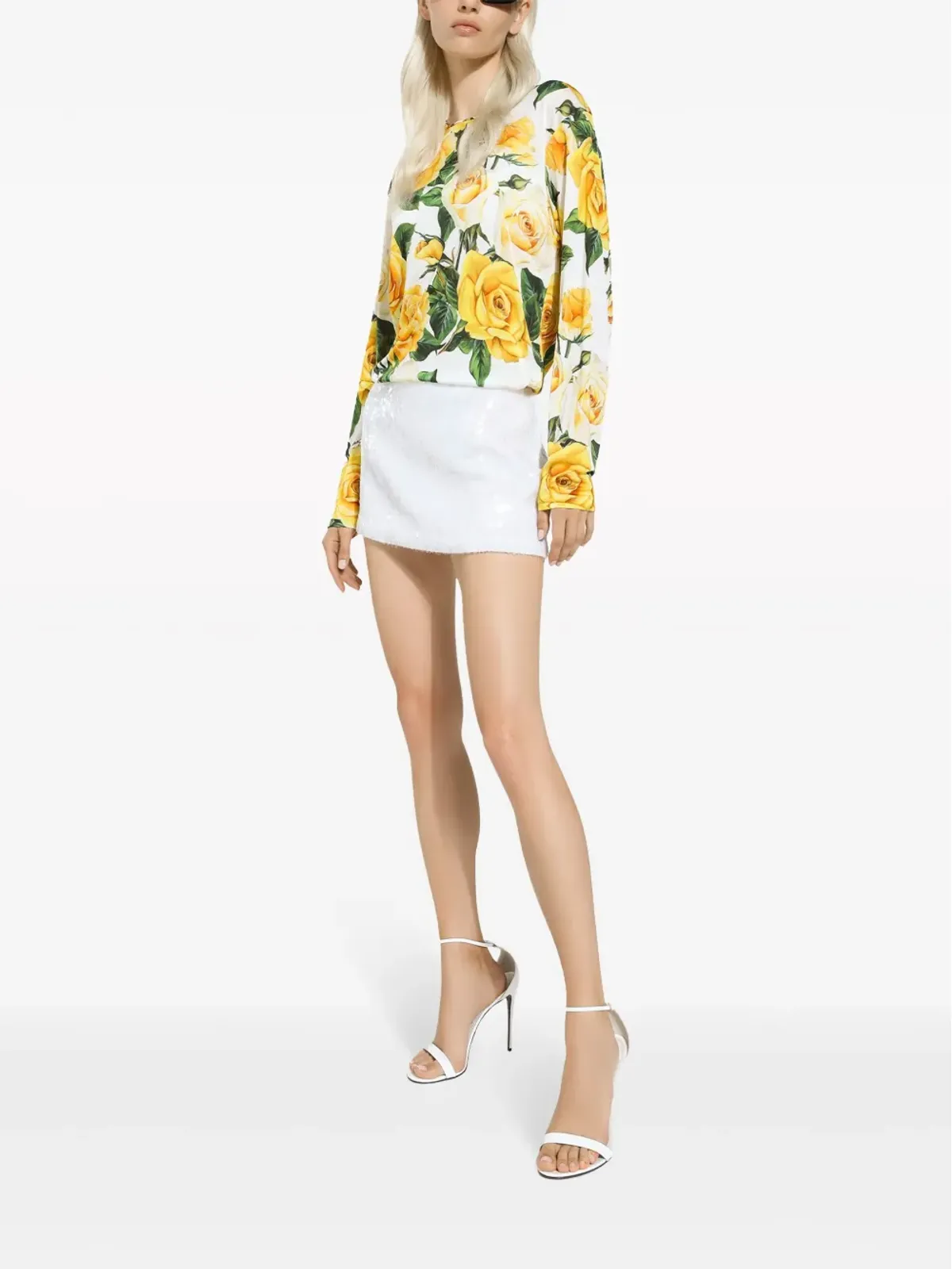 Dolce & Gabbana スパンコール付きミニスカート - 画像2