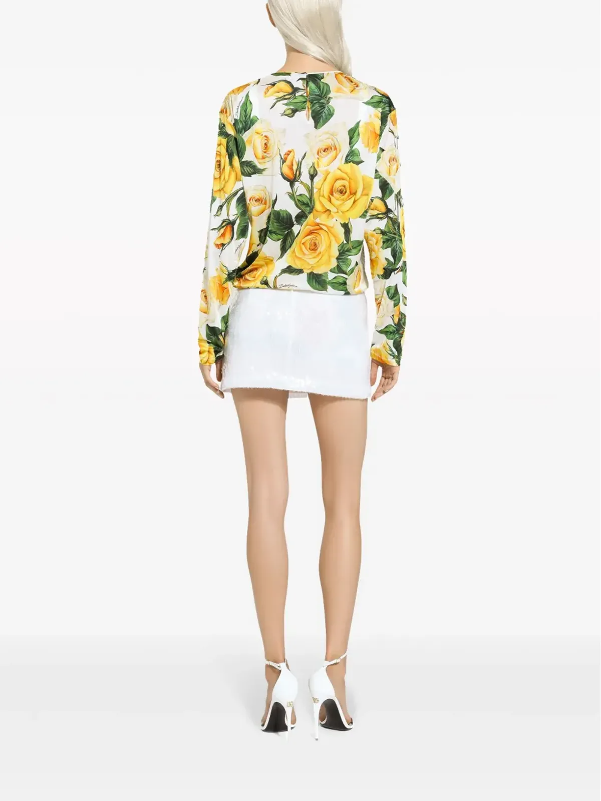 Dolce & Gabbana スパンコール付きミニスカート - 画像3