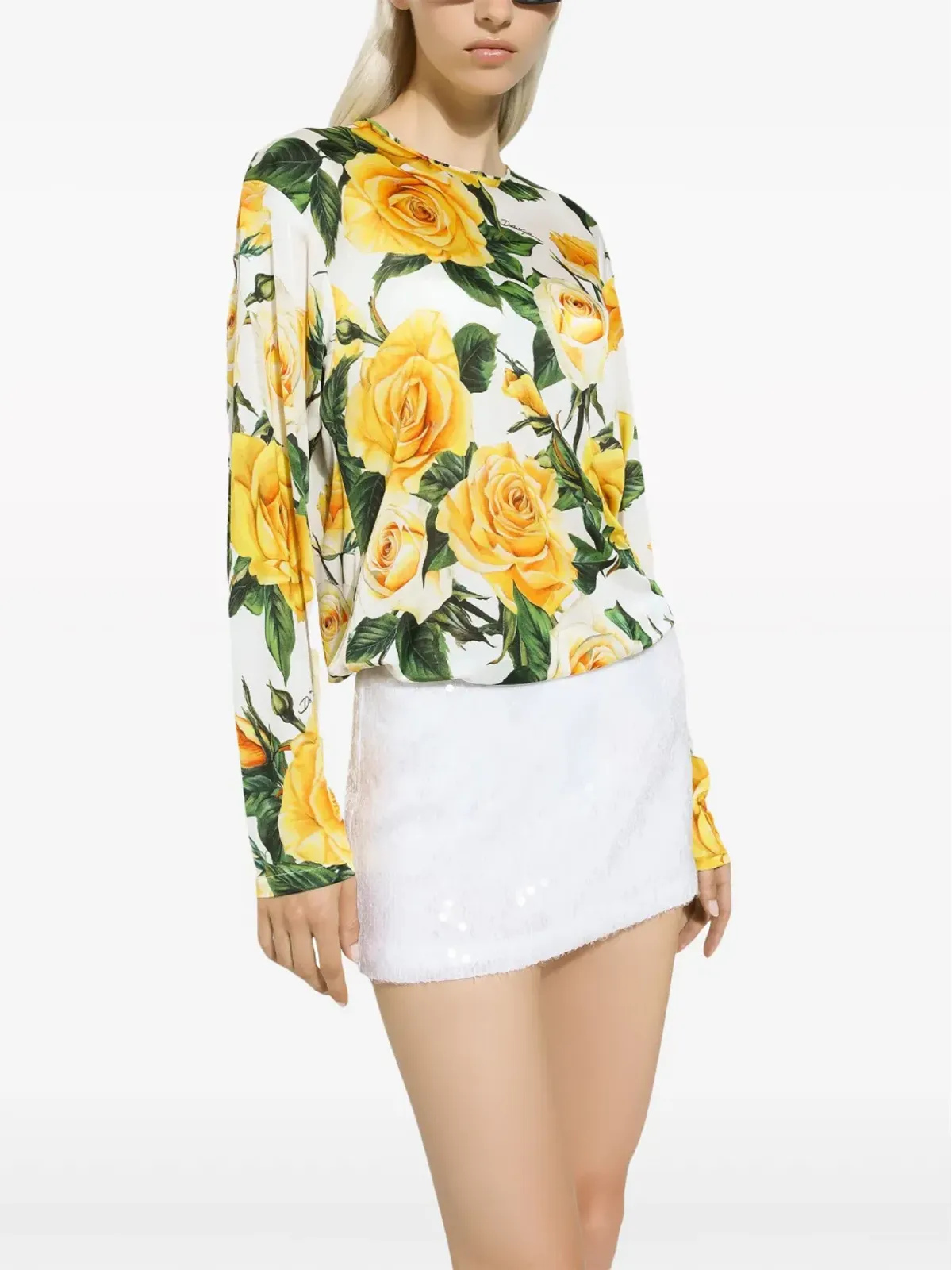 Dolce & Gabbana スパンコール付きミニスカート - 画像4