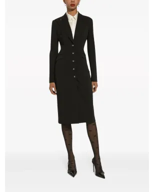 Dolce & Gabbana ビブディテール入り シルクシャツ - ホワイト - サムネイル2
