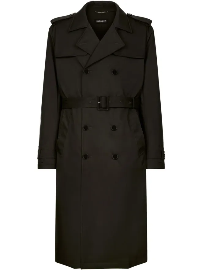 Dolce & Gabbana Dolce & Gabbana ベルト付き ダブルブレスト トレンチコートの商品画像