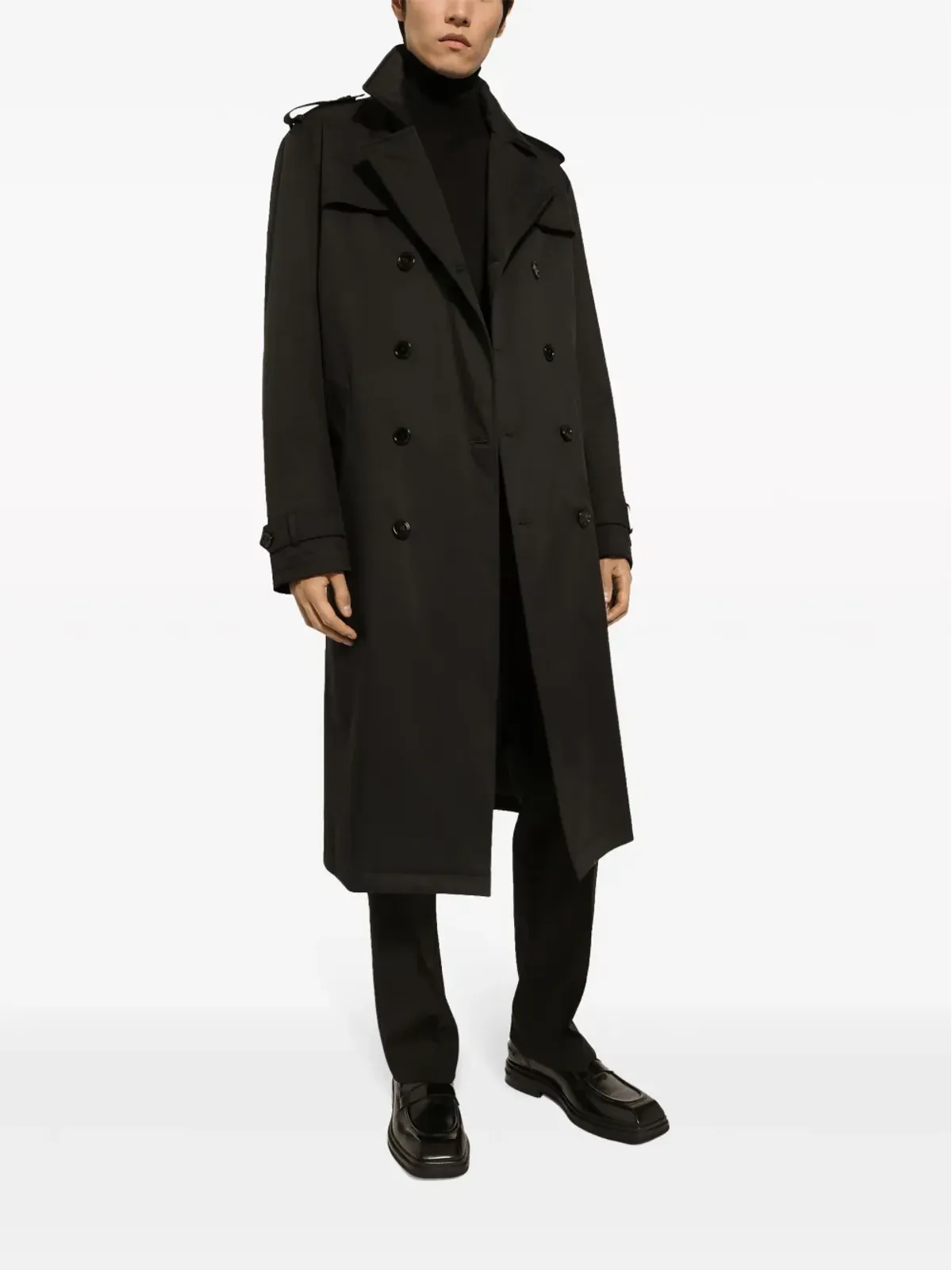 Dolce & Gabbana ベルト付き ダブルブレスト トレンチコート - 画像2
