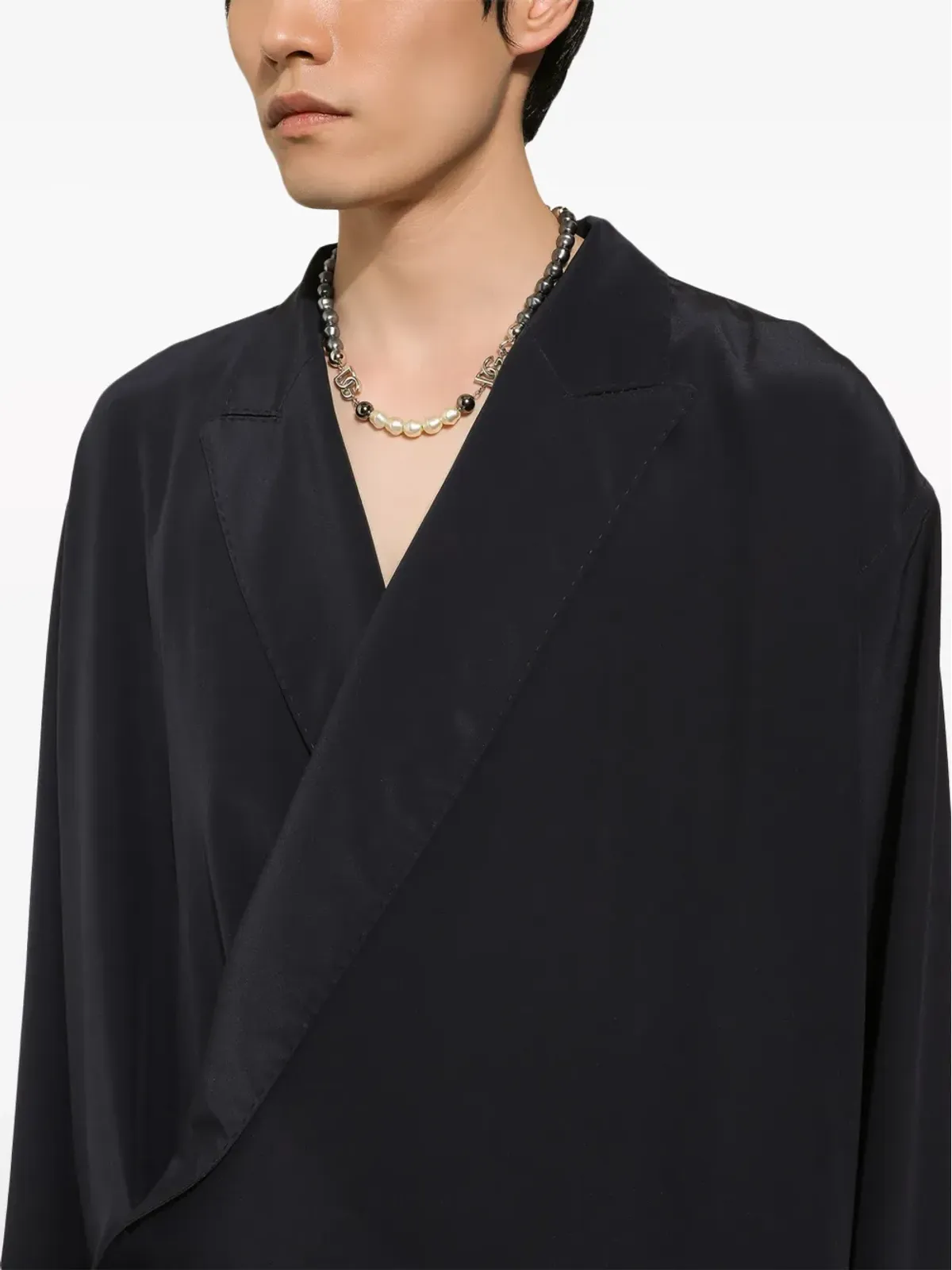 Dolce & Gabbana 絹のラップシャツ - 画像5