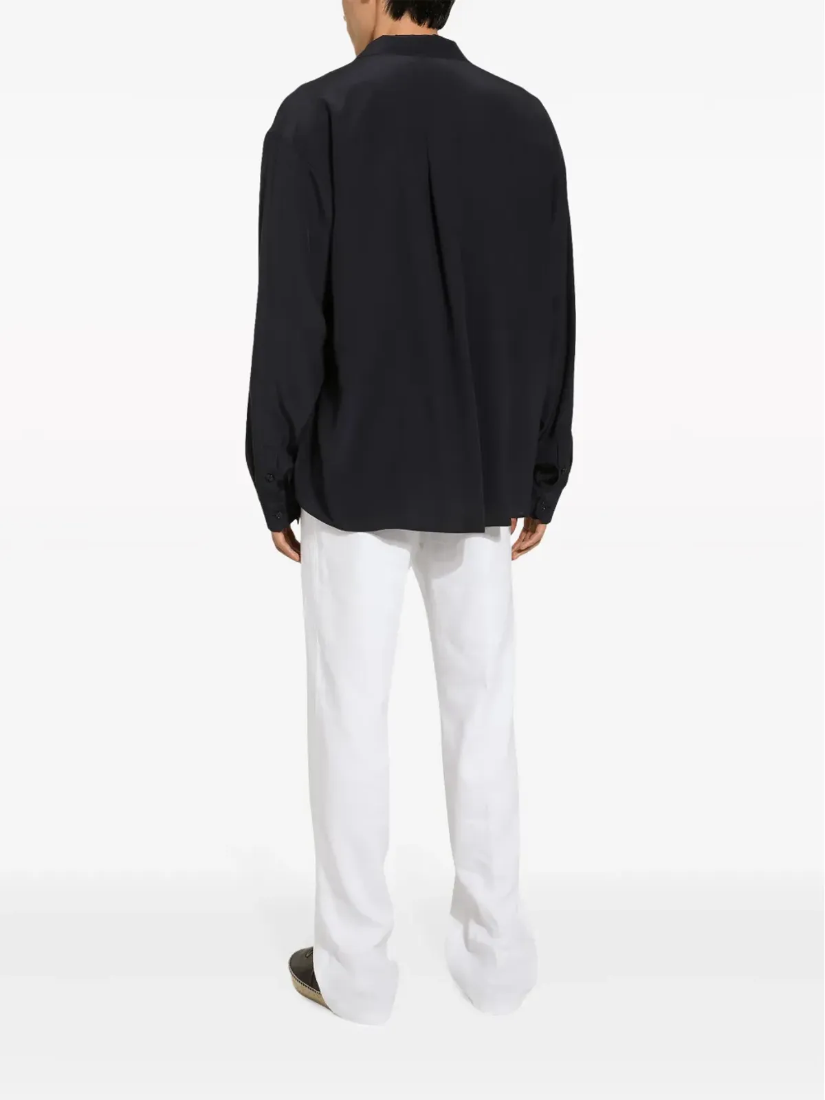 Dolce & Gabbana 絹のラップシャツ - 画像4
