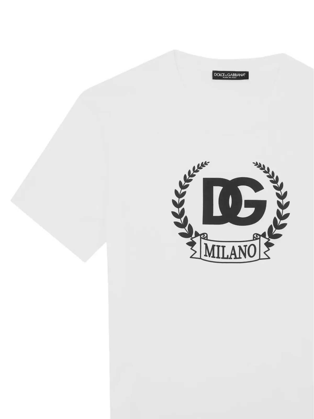 Dolce & Gabbana クルーネック ロゴプリント Tシャツ - ホワイト - 画像3