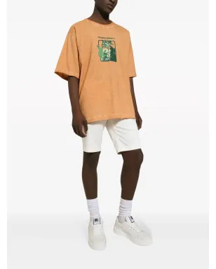 Dolce & Gabbana ストレッチコットン バミューダショーツ - ホワイト - サムネイル2