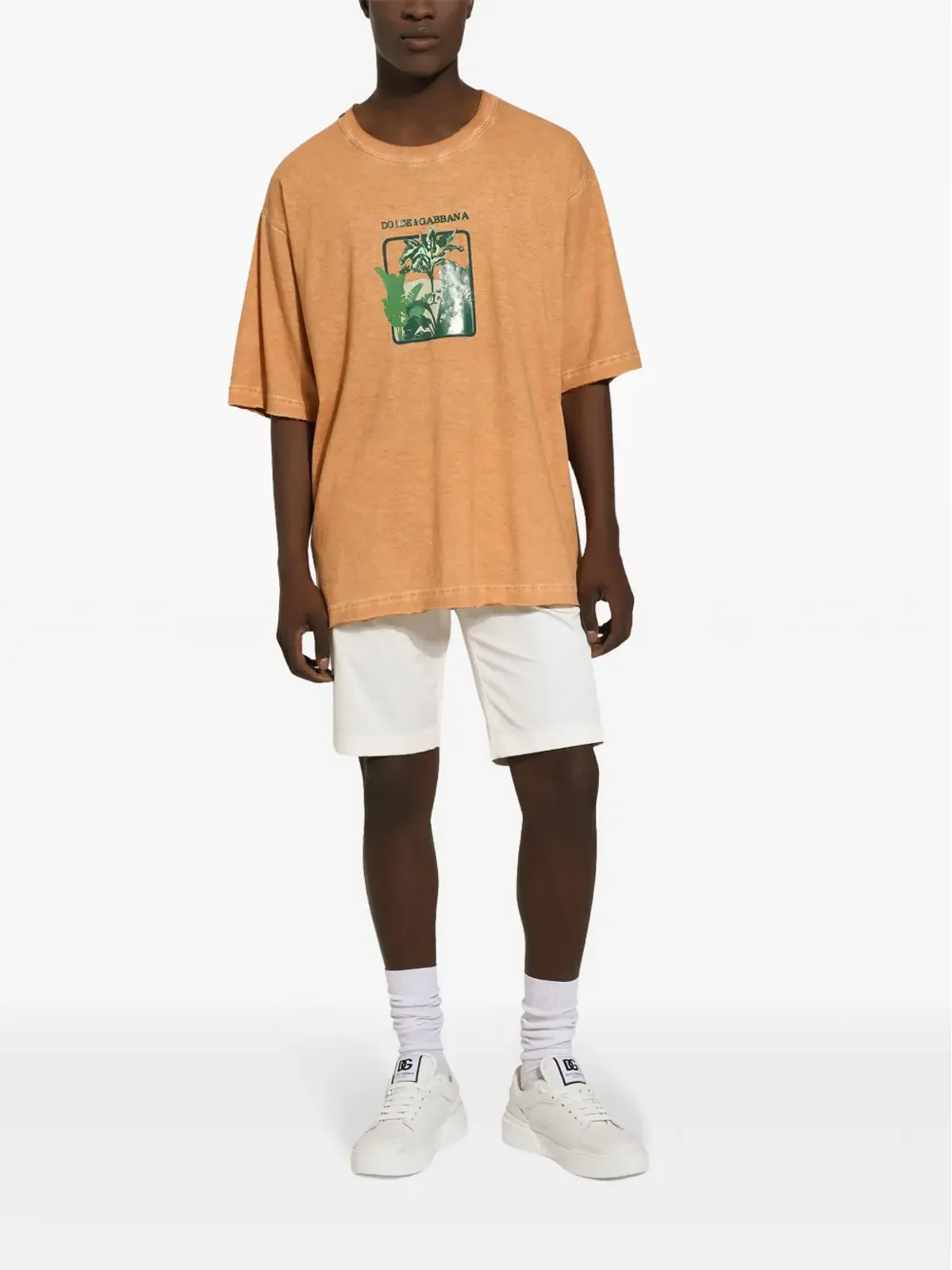 Dolce & Gabbana ストレッチコットン バミューダショーツ - ホワイト - 画像3