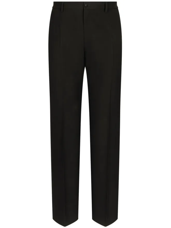 Dolce & Gabbana Dolce & Gabbana ヴァージンウールのストレートレッグパンツ - ブラックの商品画像