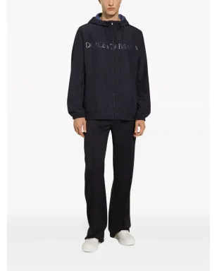 Dolce & Gabbana ロゴプリント リバーシブル パーカー - ブルー - サムネイル3