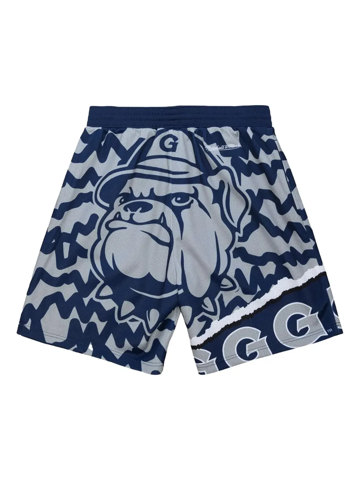 Mitchell & Ness NBA Georgetown Hoyas Jumbotron 2.0 ショーツ - ブルー - 画像2