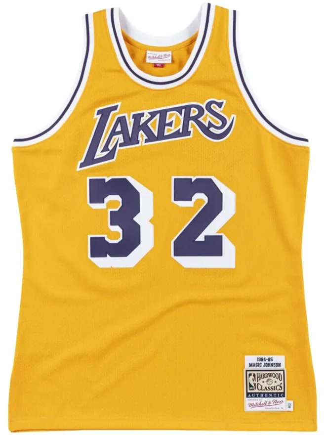 Mitchell & Ness Mitchell & Ness NBA LA Lakers 84 Magic Johnson 本物のホームジャージの商品画像