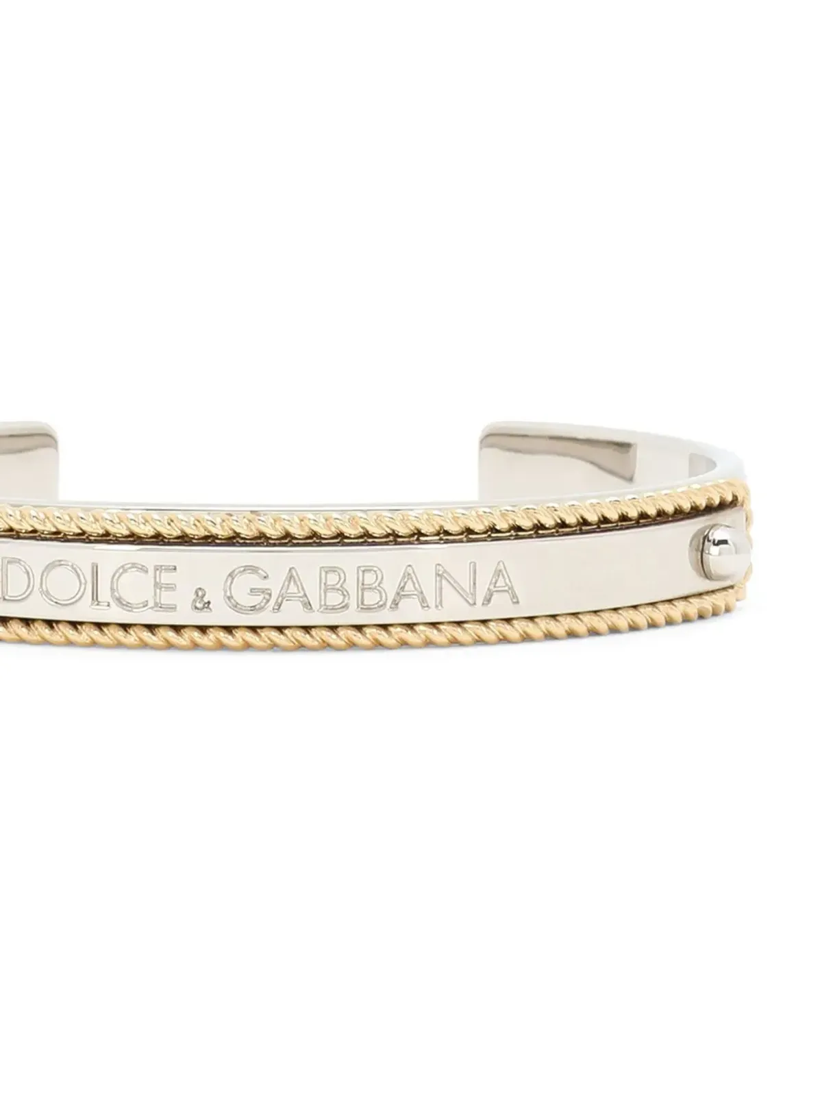Dolce & Gabbana Marina ロゴ刻印 カフブレスレット - 画像2