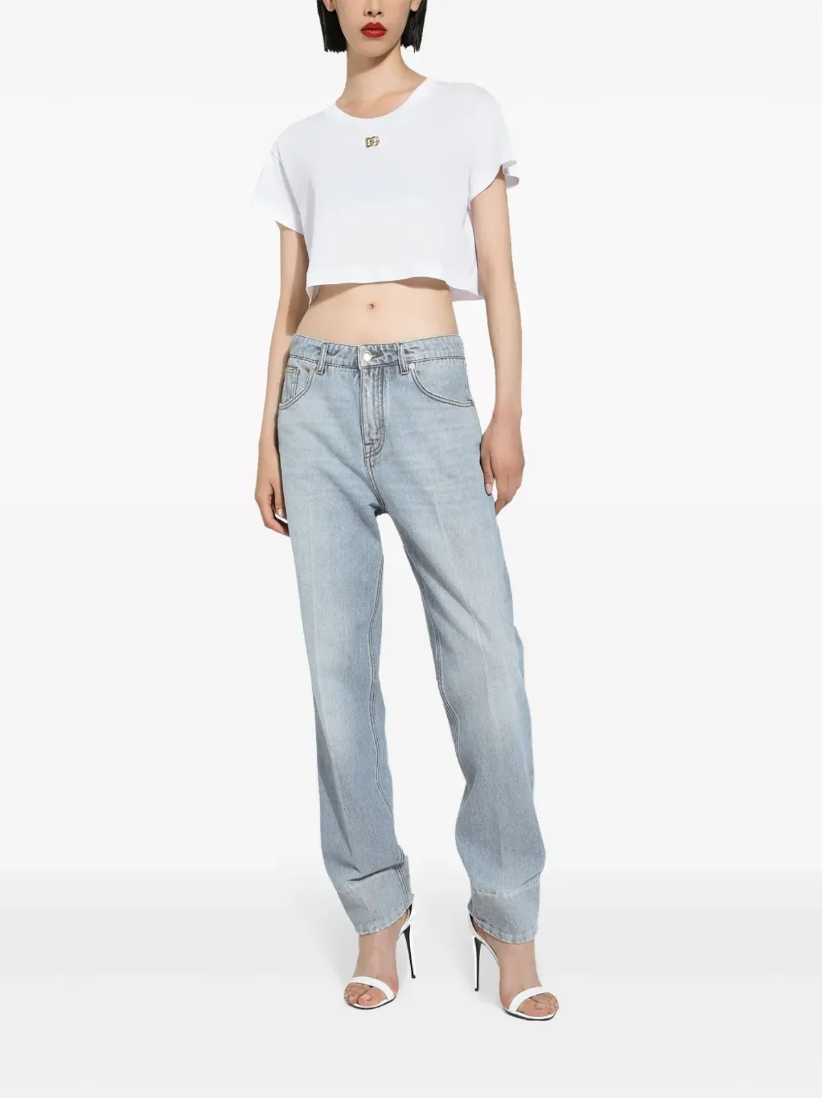 Dolce & Gabbana ミッドライズ ボーイフレンドフィット ジーンズ - 画像3