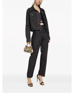 Dolce & Gabbana デニム ハイライズ ストレートジーンズ - サムネイル2