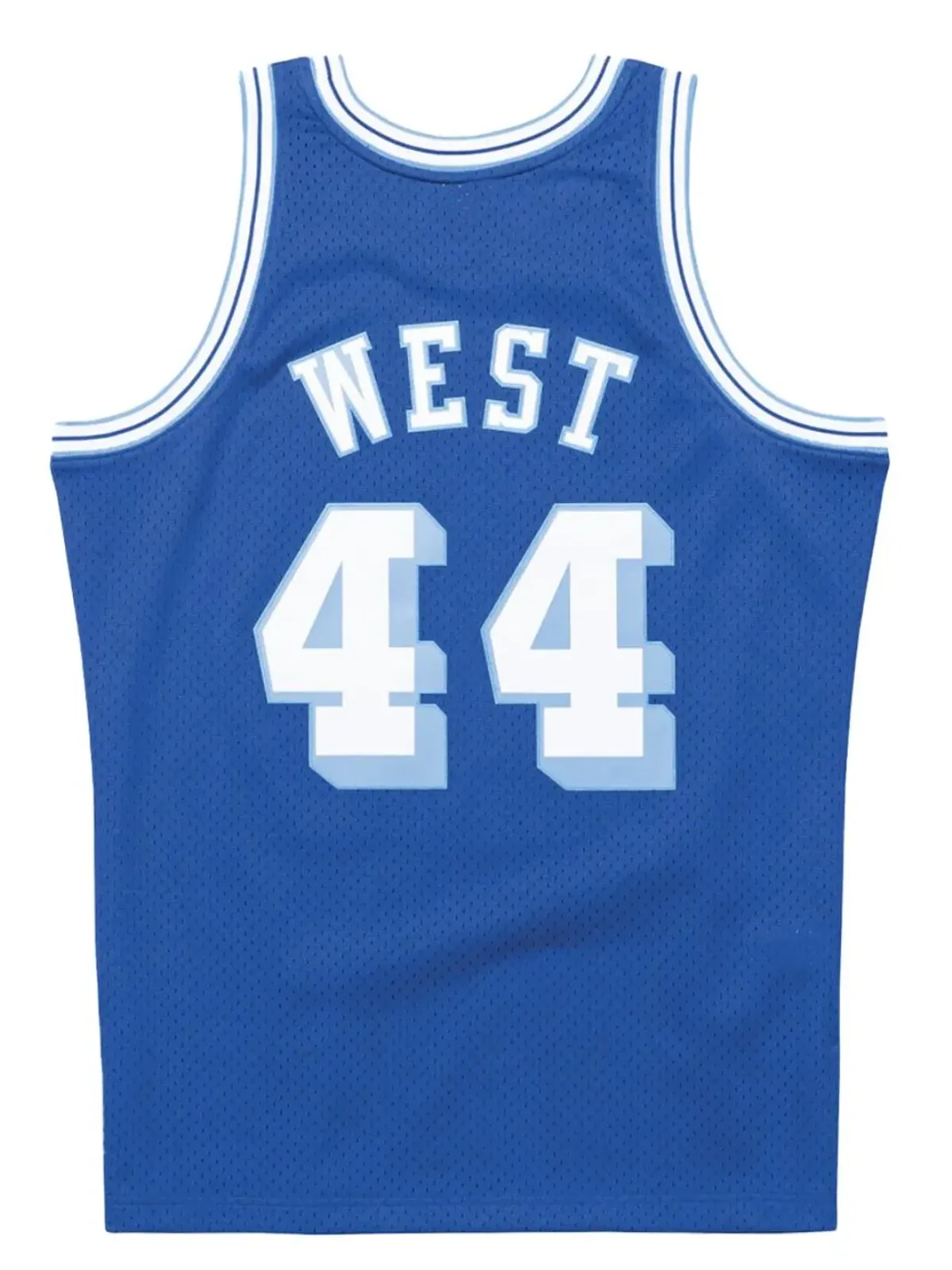 Mitchell & Ness NBA 1960 Los Angeles Lakers Jerry West Swingman ジャージトップ - 画像2