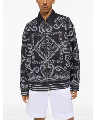 Dolce & Gabbana ロゴプリント コットン シャツジャケット - サムネイル5