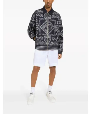 Dolce & Gabbana ロゴプリント コットン シャツジャケット - サムネイル3