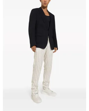 Dolce & Gabbana シチリア ピークドラペル ブレザー - ブルー - サムネイル2
