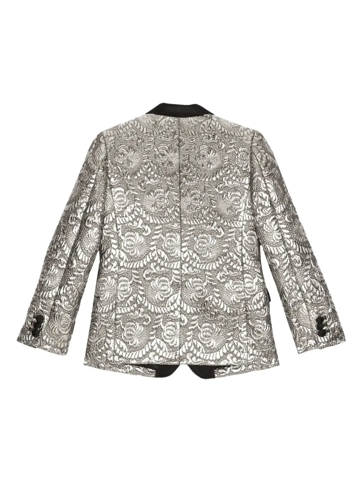 Dolce & Gabbana Kids メタリックジャカード ブレザー - 画像2