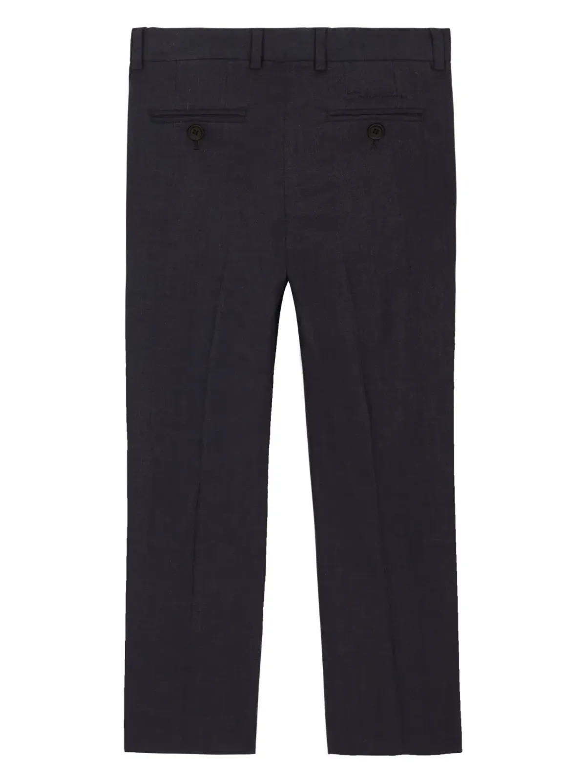 Dolce & Gabbana Kids チノパンツ プレスド・クレーズ入りストレートレッグ ブルー - 画像2