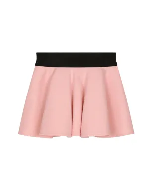 Dolce & Gabbana Kids ロゴアップリケ Aライン ミニスカート - ピンク - サムネイル2