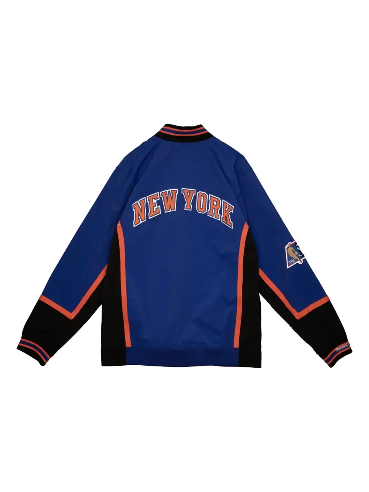 Mitchell & Ness NBA NY Knicks 96 本物のウォームアップジャケット - ブルー - 画像2