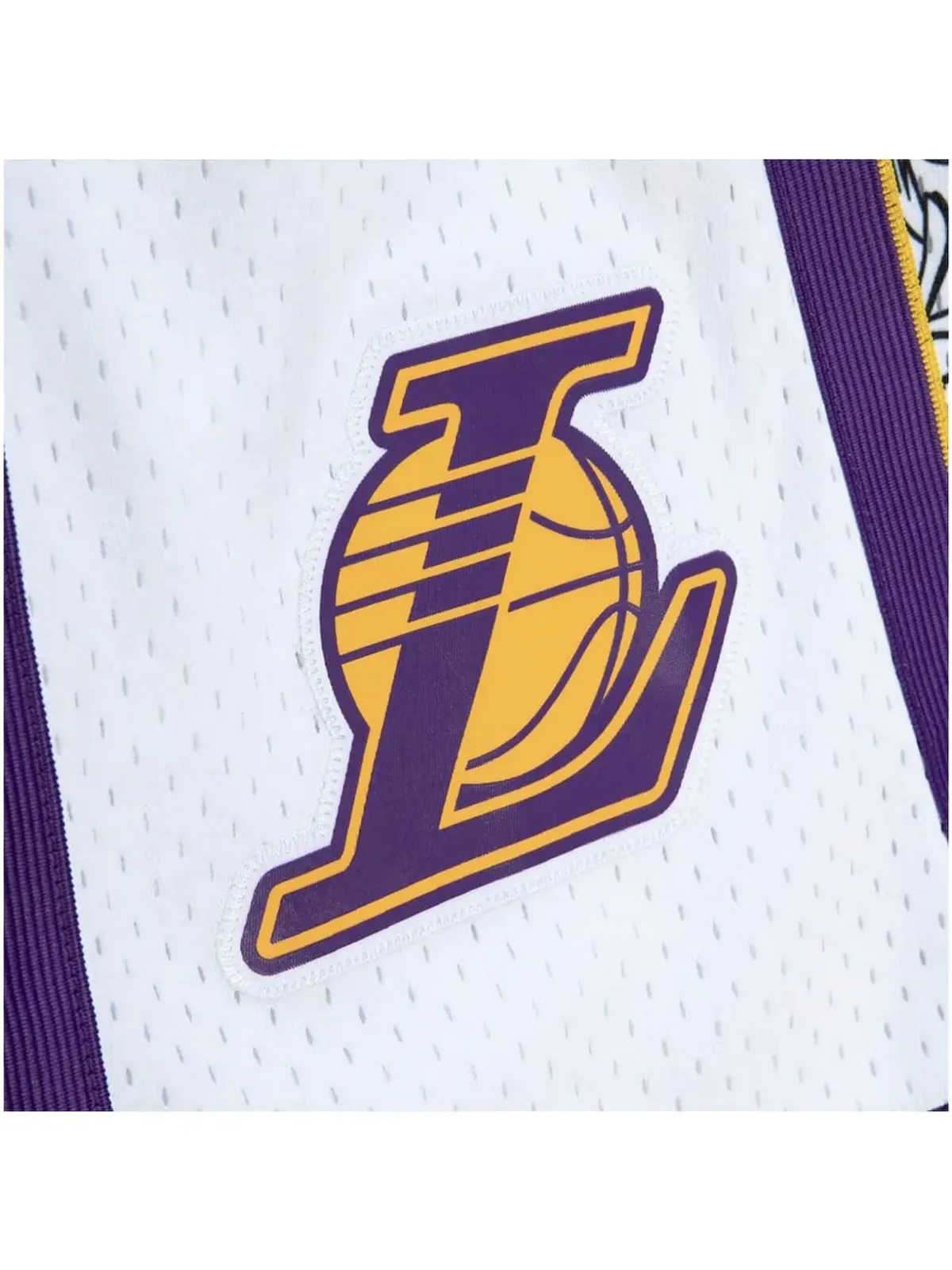 Mitchell & Ness LAレイカーズ 2009 ドゥードル スウィングマン ショーツ ホワイト - 画像2