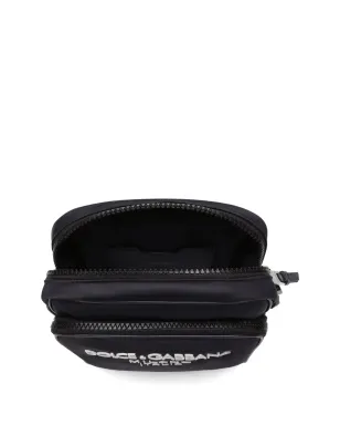 Dolce & Gabbana ロゴ入りクロスボディバッグ ブルー - サムネイル5