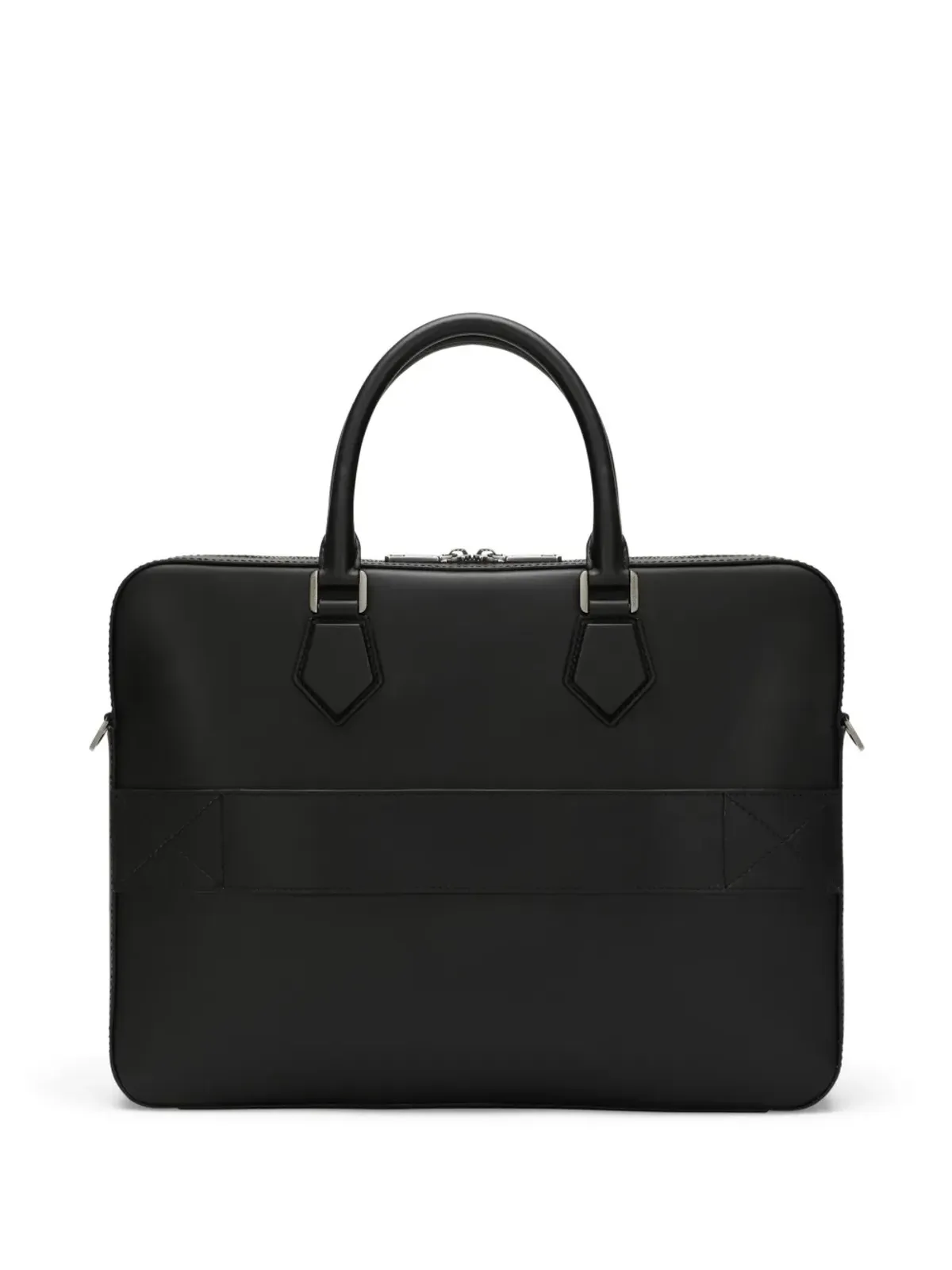 Dolce & Gabbana ロゴエンボスレザー ラップトップバッグ - ブラック - 画像3